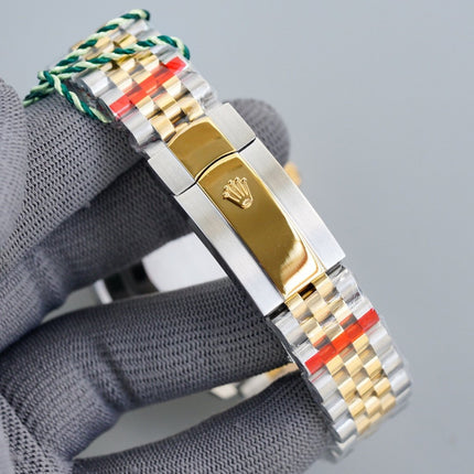 DATEJUST 41MM TWO-TONE GREY DIAL JUBILEE BRACELET