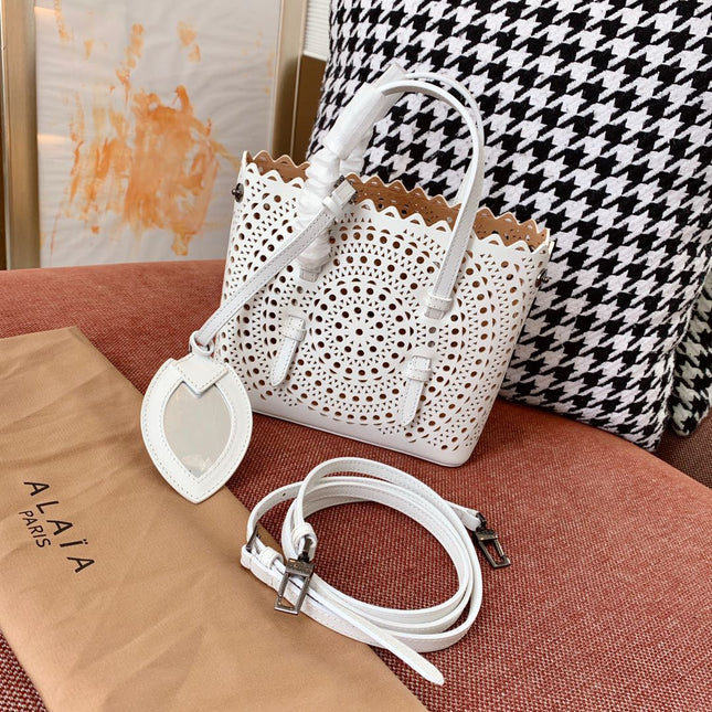 MINA 20 BAG IN WHITE VIENNA CALFSKIN