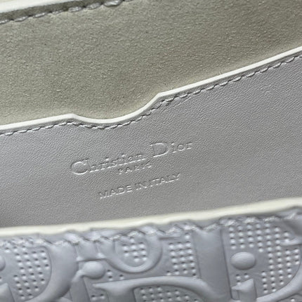 BOBBY EAST-WEST 21 BAG IN WHITE LAMBSKIN