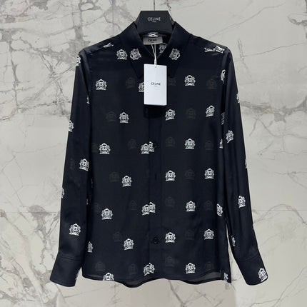CELINE 26S SILK SHIRT 654