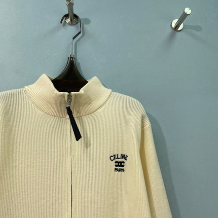 CELINE 26S ZIP-UP KNIT CARDIGAN 661