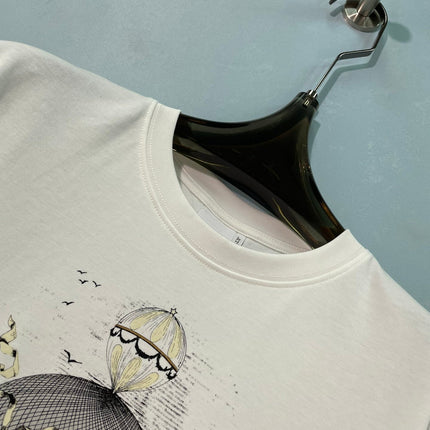 DIOR 26S SHORT-SLEEVE CREWNECK T-SHIRT 1636