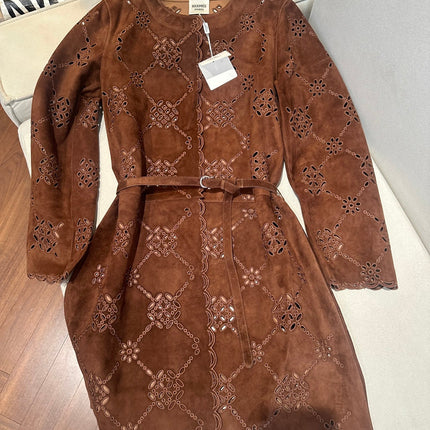 HERMES 26S SUEDE JACKET 790