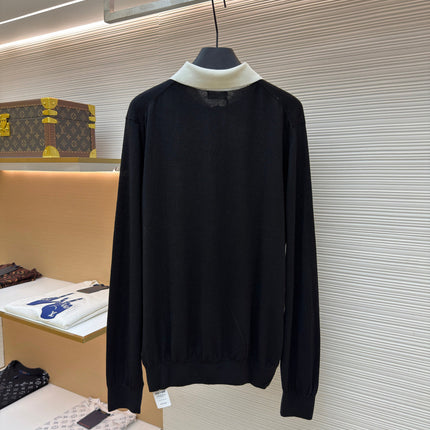CELINE 26S COLLAR KNIT POLO 726
