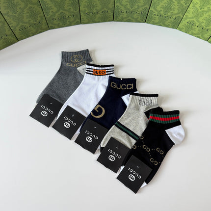 GUCCI 26S ANKLE SOCKS 355351 (1 BOX)