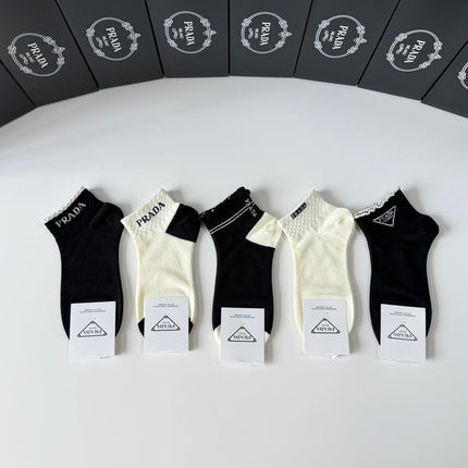 PRADA 26S ANKLE SOCKS 421147 (1 BOX)