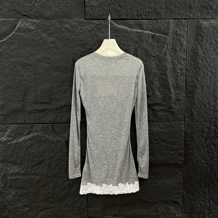 MIU LACE DRESS IN COTTON 265835
