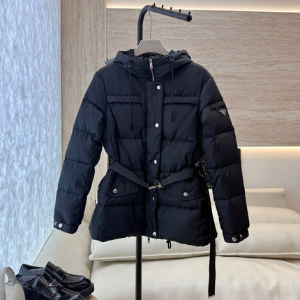 PRADA 26S HOODED DOWN PUFFER JACKET 1324
