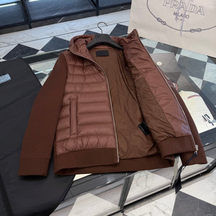 PRADA 26S HOODED DOWN PUFFER JACKET 1280