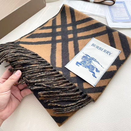 BURBERRY 26S SCARF 168 IN CASHMERE 513640