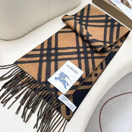 BURBERRY 26S SCARF 168 IN CASHMERE 513640
