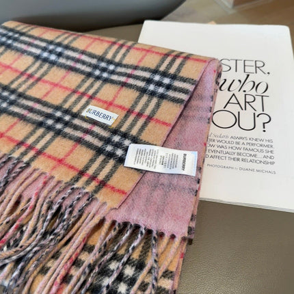 BURBERRY 26S SCARF 180 IN CASHMERE 515737