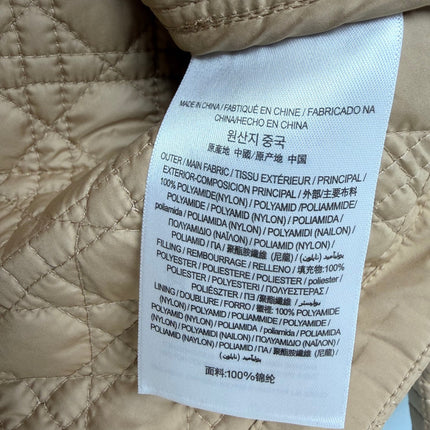 DIOR 26S QUILTED HOODED ZIP-UP JACKET 1658