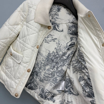 DIOR 26S QUILTED KNIT-COLLAR JACKET 1653