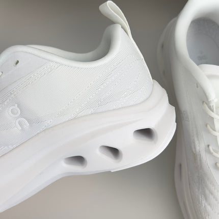 LOEWE 26S CHUNKY SOLE LACE UP SNEAKERS 45MM IN WHITE MESH FABRIC