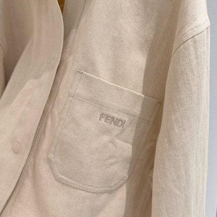 FENDI 26S DENIM SHIRT JACKET 369