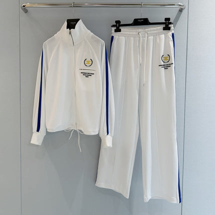 CELINE 26S ZIP-UP TRACK JACKET AND PANTS SET 677