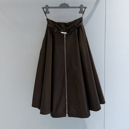 PRADA 26S FLARED MIDI SKIRT 1312