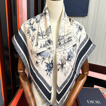 DIOR 26S SCARF 90 IN SILK 511169