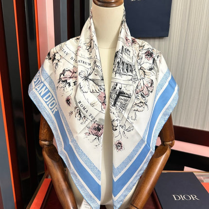 DIOR 26S SCARF 90 IN SILK 511171