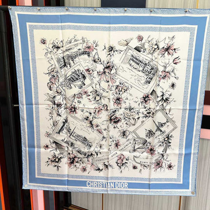 DIOR 26S SCARF 90 IN SILK 511171