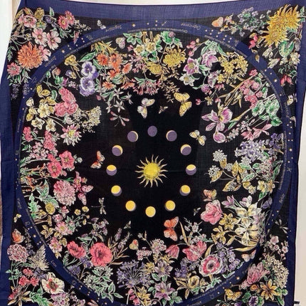 DIOR 26S SCARF 140 IN SILK AND CASHMERE 509454