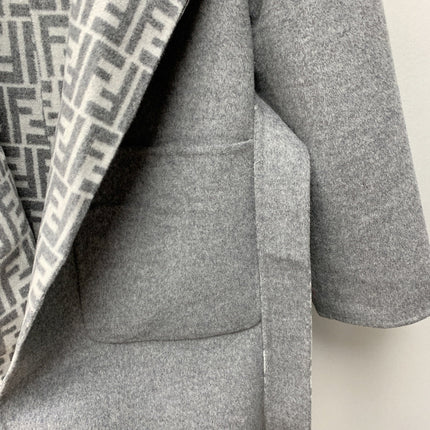 FENDI 26S REVERSIBLE BELTED JACKET 500
