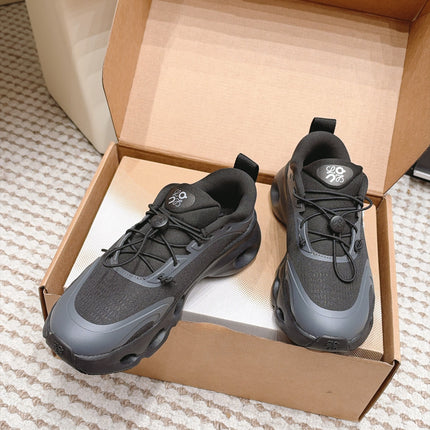 LOEWE 26S CHUNKY RUNNING SNEAKERS 45MM IN DARK BROWN MESH FABRIC