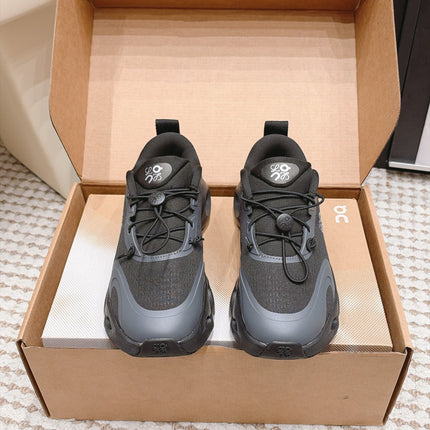 LOEWE 26S CHUNKY RUNNING SNEAKERS 45MM IN DARK BROWN MESH FABRIC
