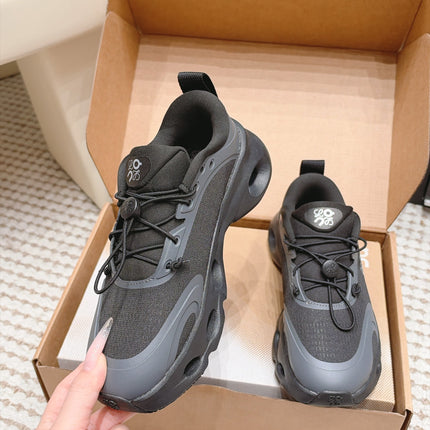 LOEWE 26S CHUNKY RUNNING SNEAKERS 45MM IN DARK BROWN MESH FABRIC