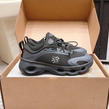 LOEWE 26S CHUNKY RUNNING SNEAKERS 45MM IN DARK BROWN MESH FABRIC