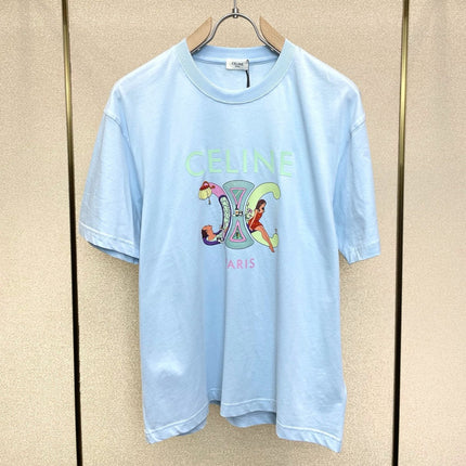 CELINE 26S SHORT-SLEEVE CREWNECK T-SHIRT 712