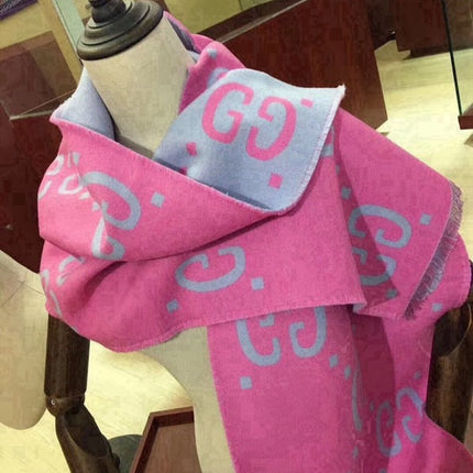 GUCCI 25S SCARF 180 IN WOOL 596385