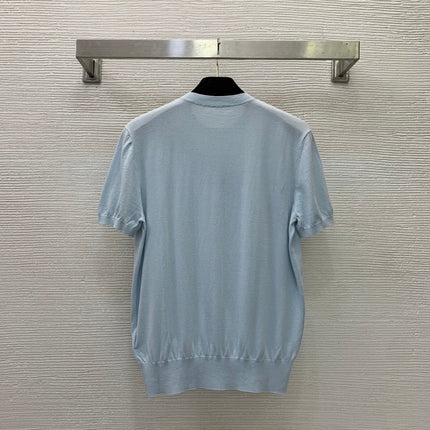 DIOR 26S SHORT-SLEEVE KNIT TOP 1643