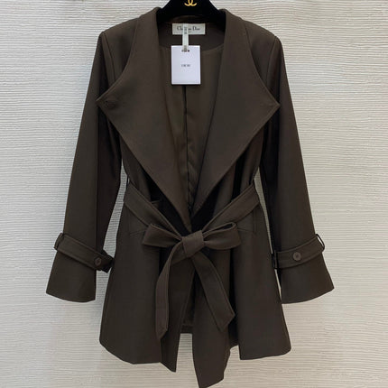 DIOR 26S BELTED TRENCH COAT 1727