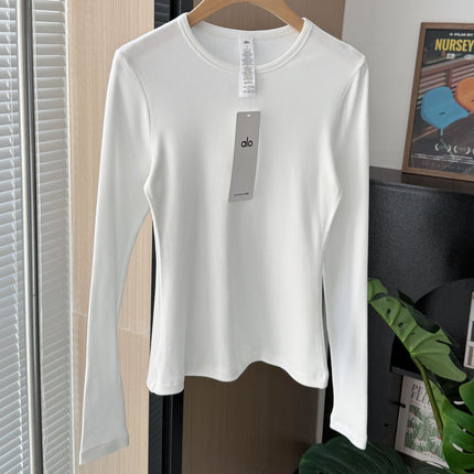 ALO 26S LONG-SLEEVE CREWNECK TOP 390