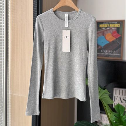 ALO 26S LONG-SLEEVE CREWNECK TOP 391
