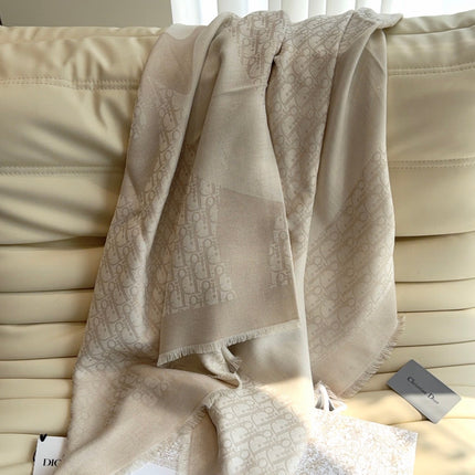DIOR 26S SCARF 140 IN CASHMERE AND SILK 513580