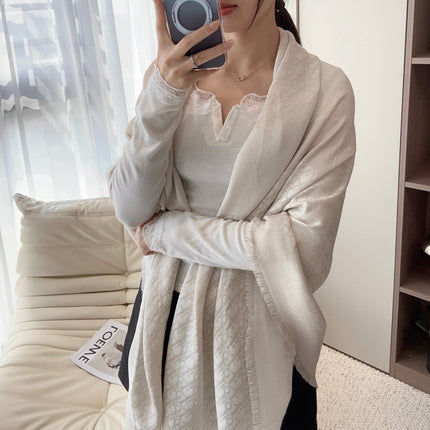 DIOR 26S SCARF 140 IN CASHMERE AND SILK 513580