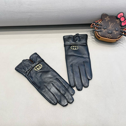 TOUCHSCREEN GLOVES IN BLACK SHEEPSKIN 391498