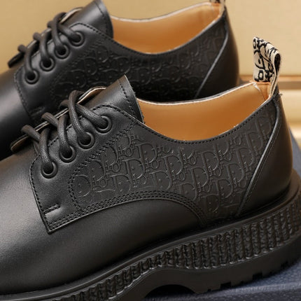 CD EXPLORER DERBY SHOE BLACK CALFSKIN