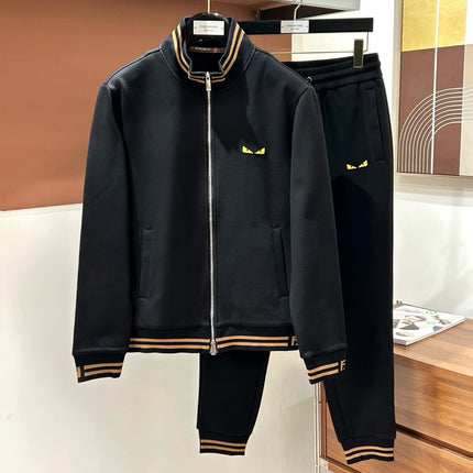FENDI 26S ZIP-UP TRACK JACKET AND JOGGER SET 603