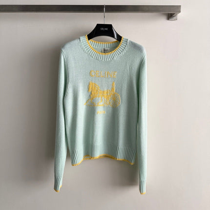 CELINE 26S CREWNECK KNIT SWEATER 599