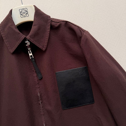 LOEWE 26S ZIP-UP COLLAR JACKET 615