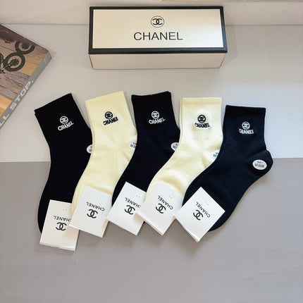 CHANEL 26S ANKLE SOCKS 408688 (1 BOX)
