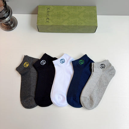 GUCCI 26S ANKLE SOCKS 398804 (1 BOX)