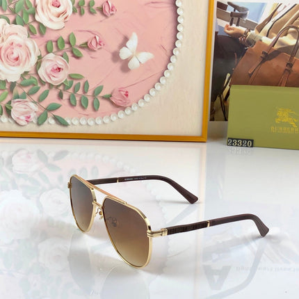 BURBERRY 26S PILOT FRAME IN METAL 511850