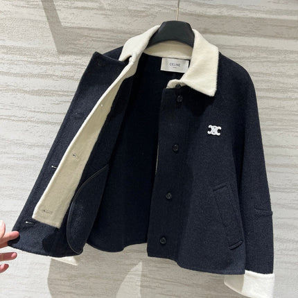 CELINE 26S COLLAR WOOL JACKET 607