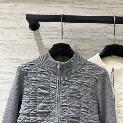DIOR 26S ZIP-UP KNIT JACKET 1593