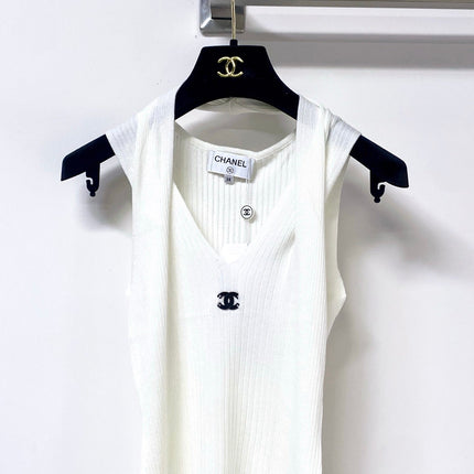 CHANEL 26S KNITTED SLEEVELESS TOP STYLE 1168